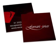 cartão agradecimento somente frente e verso Denise Lage Designer