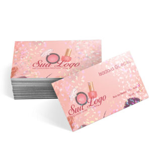 Cartão 4x4 500uni Holográfico destaque com elegância Denise Lage Designer Soluções Criativas Gráfica Belo Horizonte