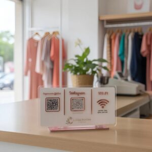 Placa Pix Premium Modelo 2 Denise Lage Designer